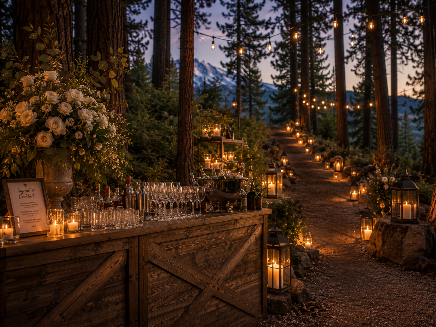 Forest Cocktail Moment